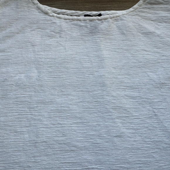 Eileen Fisher White Linen Boxy Tank Top Shirt Women’s Size Large Italian Fabric - Picture 8 of 13